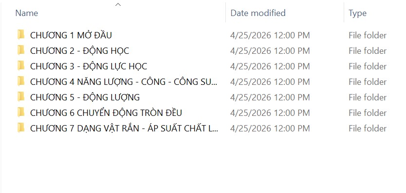 BỘ TÀI LIỆU CHUYÊN ĐỀ BỒI DƯỠNG HSG VẬT LÝ LỚP 10 CẢ NĂM – SÁCH MỚI NĂM 2026 (chung 3 sách KNTT – CTST – CD)